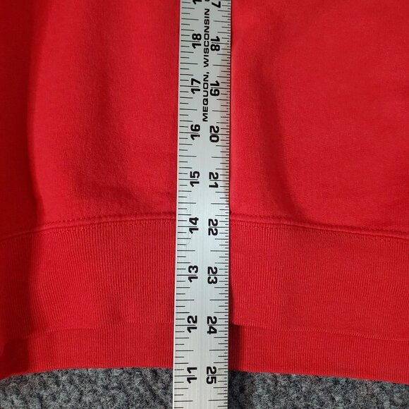 Vtg South Carolina Myrtle Beach Sweatshirt Size L Red Crew Neck Spell Out Y2K - Picture 2 of 9